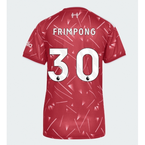 Billige Fotballdrakt Liverpool Jeremie Frimpong #30 Replika Hjemmedrakt Dame 2026-27 Kortermet Billige Fotballdrakt Liverpool Jeremie Frimpong #30 Replika Hjemmedrakt Dame 2026-27 Kortermet